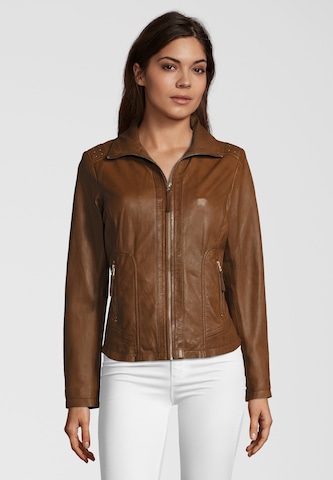 7ELEVEN Between-Season Jacket 'AGNES' in Brown: front