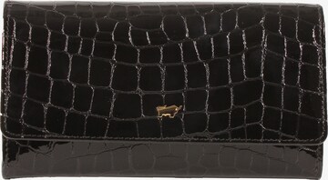 Braun Büffel Wallet in Black: front