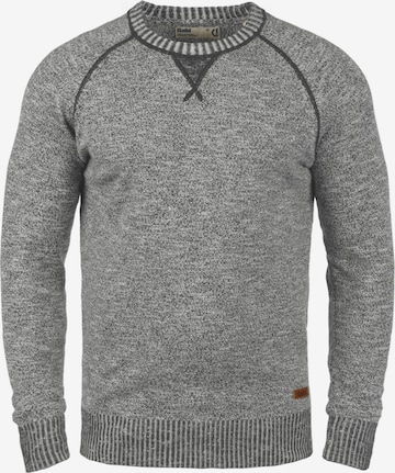 !Solid Strickpullover 'Thian' in Grau: predná strana