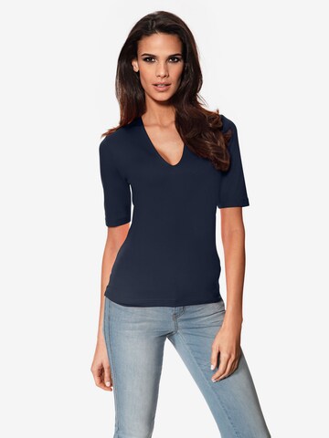 heine Shirt in Blauw: voorkant