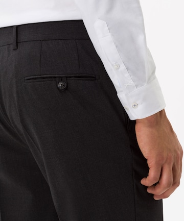 BRAX Slim fit Pleated Pants 'Enrico' in Grey