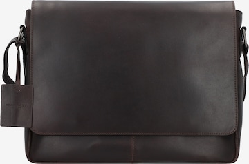 Burkely Messenger in Brown: front