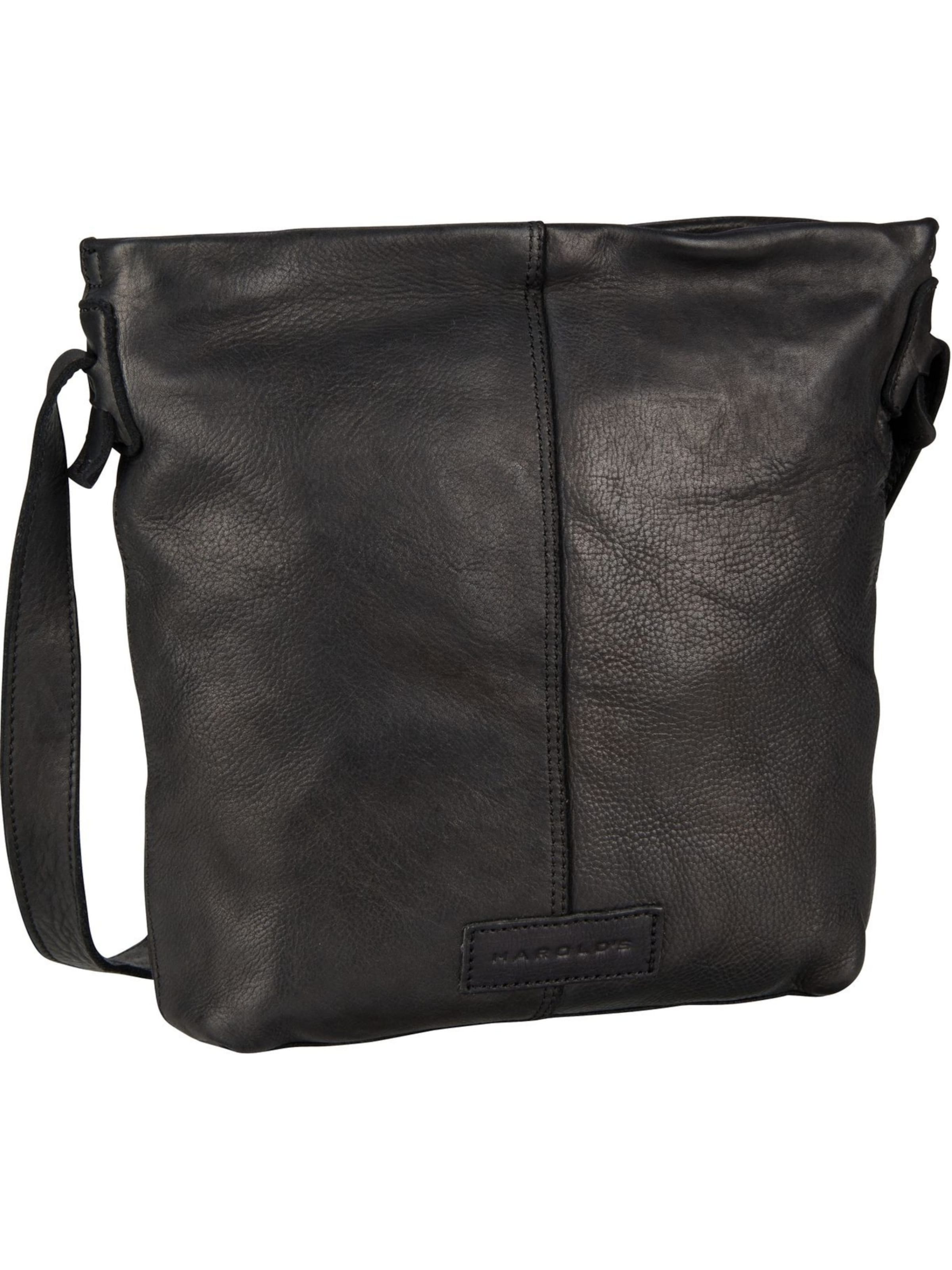 Harold's Umhängetasche 'Submarine' in Schwarz: Vorderseite