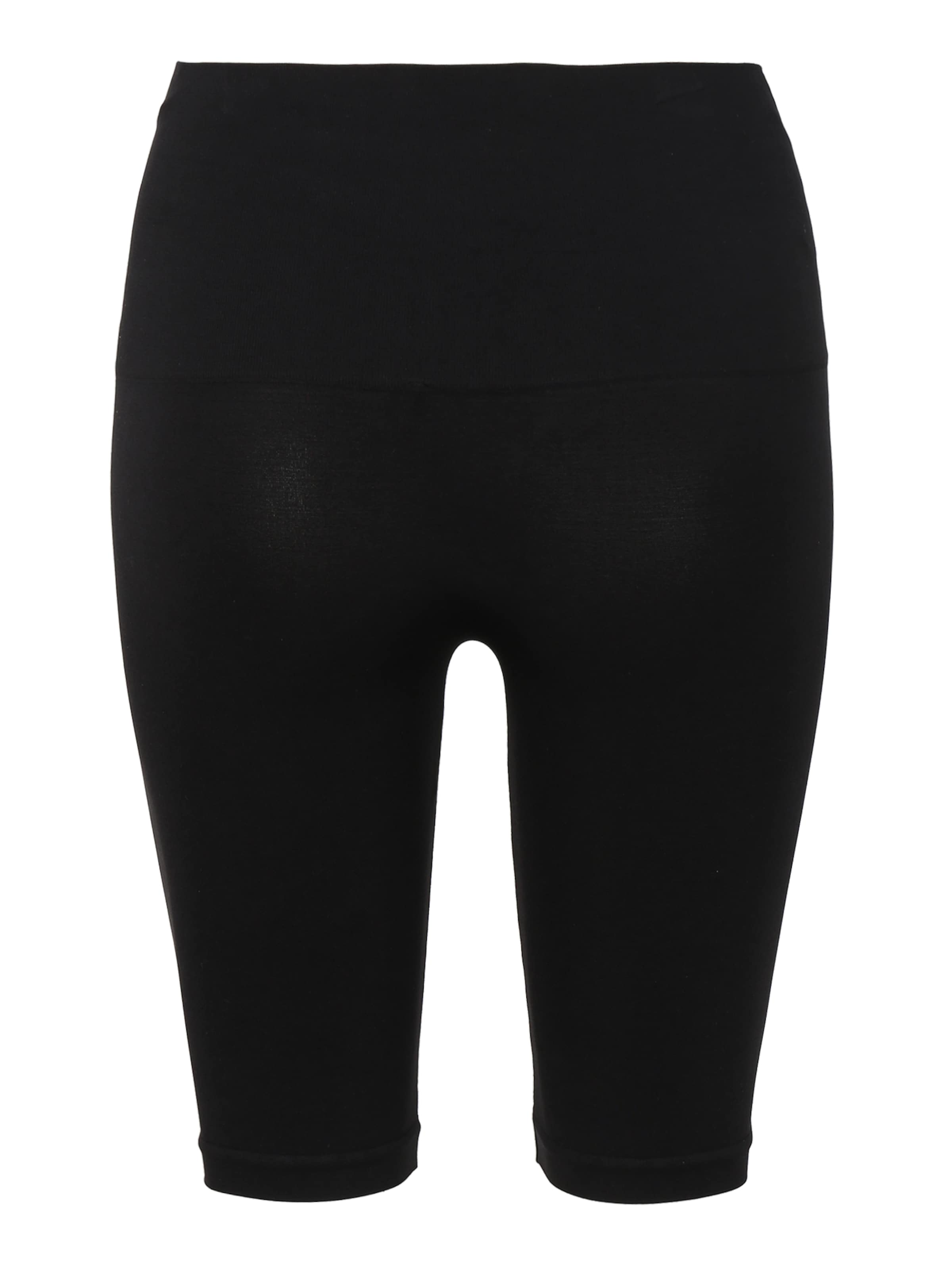 PIECES Slimfit Shapingbroek 'Imagine' in Zwart