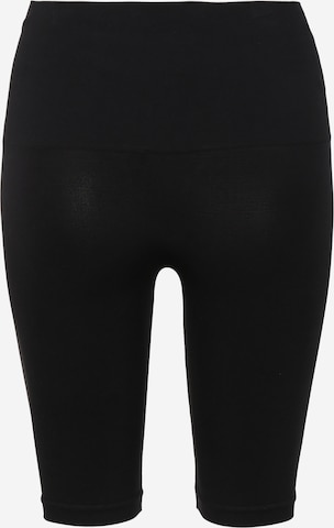 Coupe slim Pantalon modelant 'Imagine' PIECES en noir