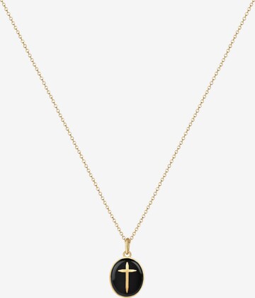 ELLI Necklace 'Kreuz' in Gold: front