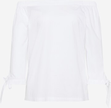 s.Oliver Blouse in Wit: voorkant