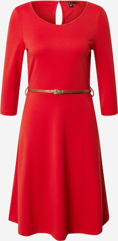 VERO MODA Kleid 'Vigga' in Rot: predná strana