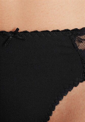 Slip PETITE FLEUR en noir