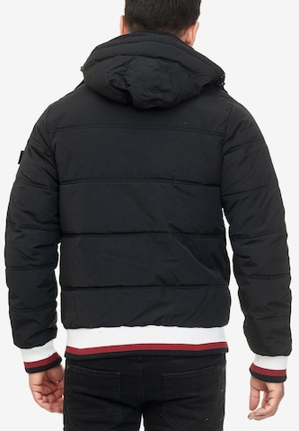 INDICODE JEANS Winter Jacket 'Marlon' in Black