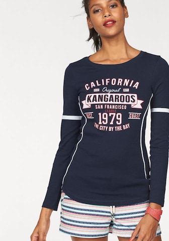 KangaROOS Shirt in Blue: front