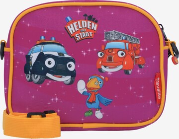 TRAVELITE Bag 'Helden der Stadt' in Pink: front