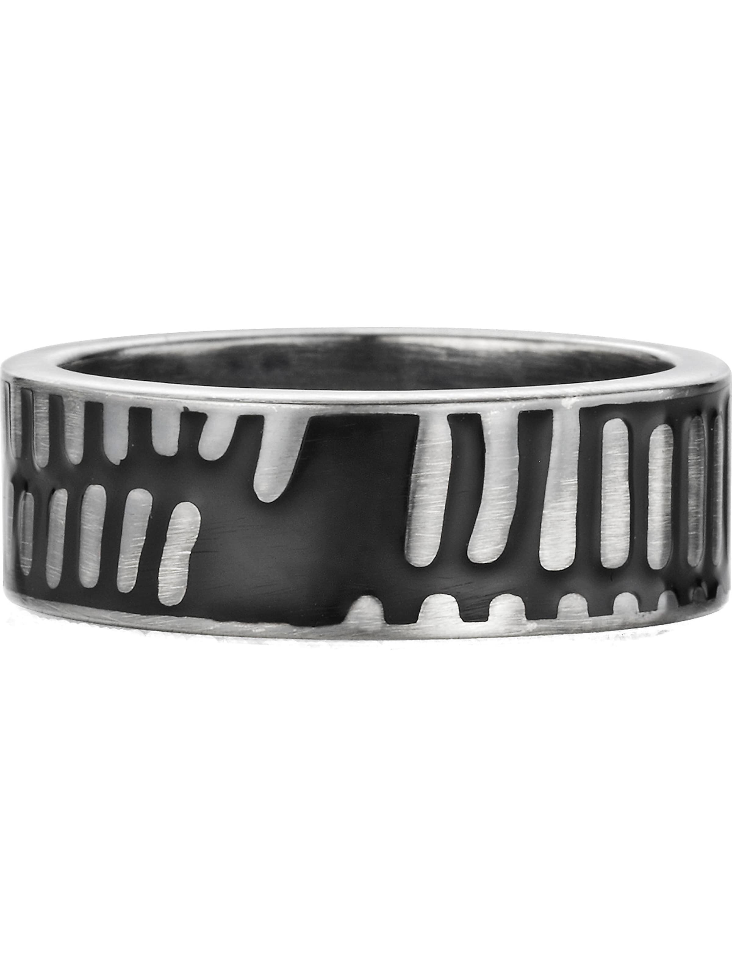 Bague caï en noir : devant