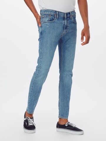 LEVI'S ® Skinny Jeans '519™ Extreme Skinny Hi Ball' i blå: framsida