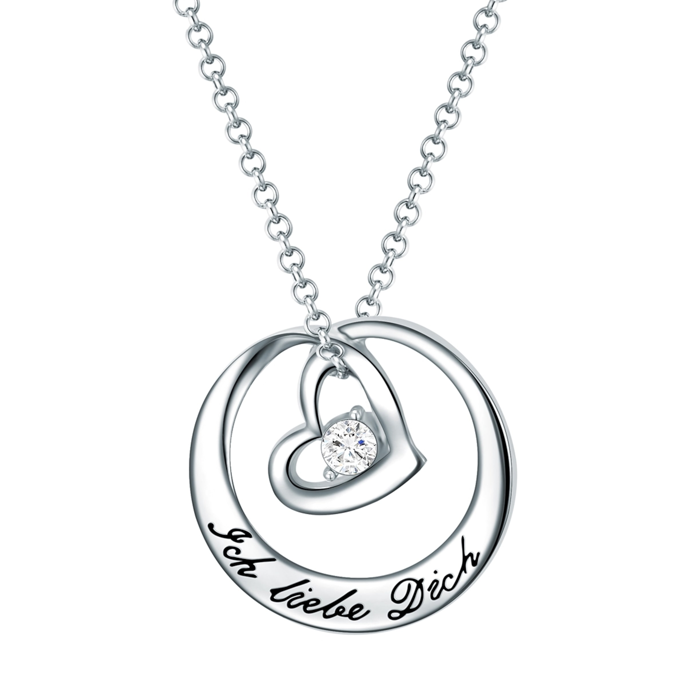 Chaîne Rafaela Donata en argent : devant