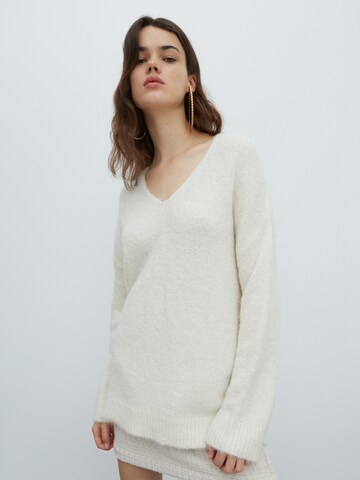 EDITED Sweater 'Fawini' in White: front