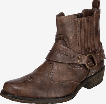 MUSTANG Boots in Bruin: voorkant