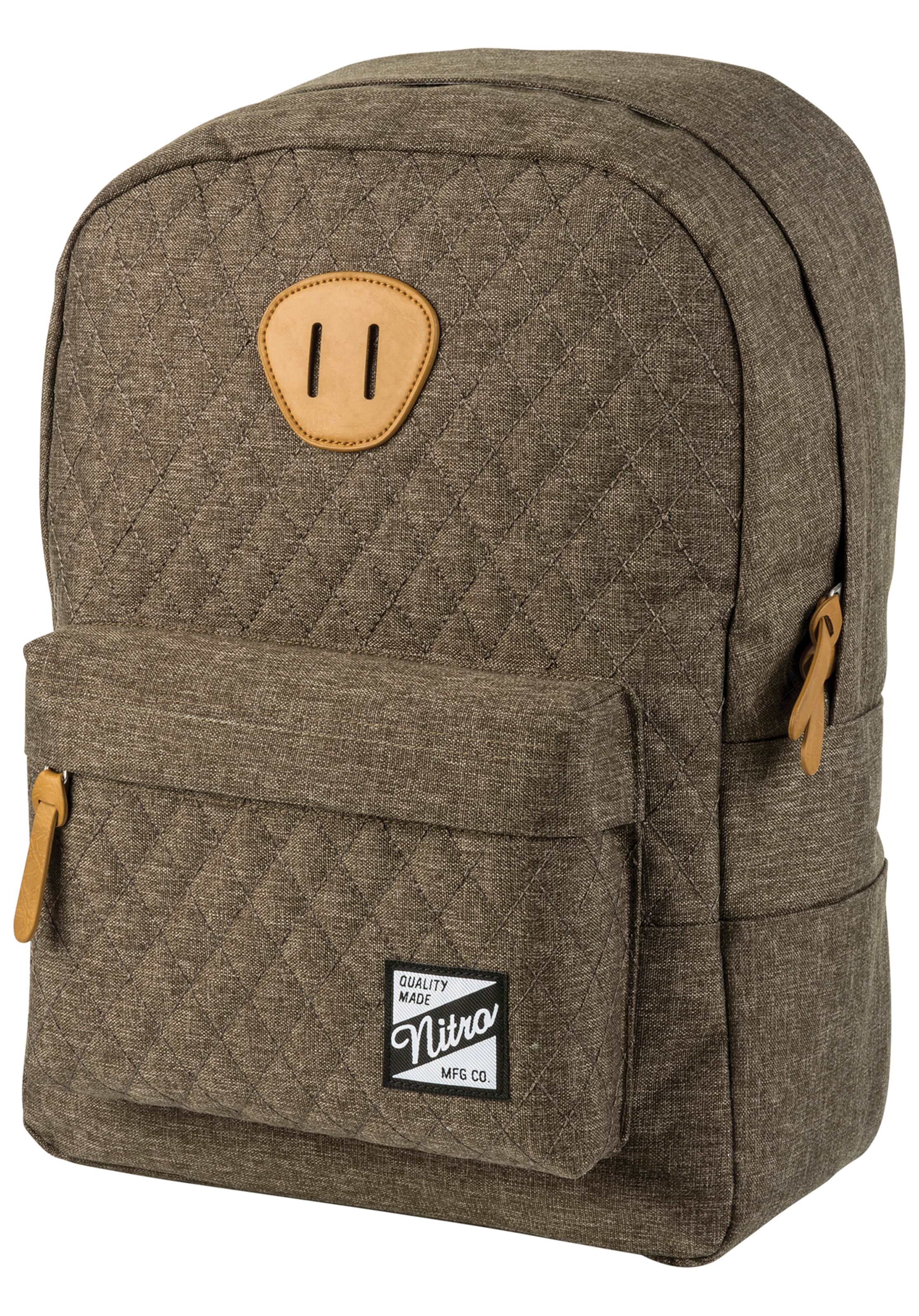 NITRO Rucksack 'Urban Classic' in Braun: Vorderseite