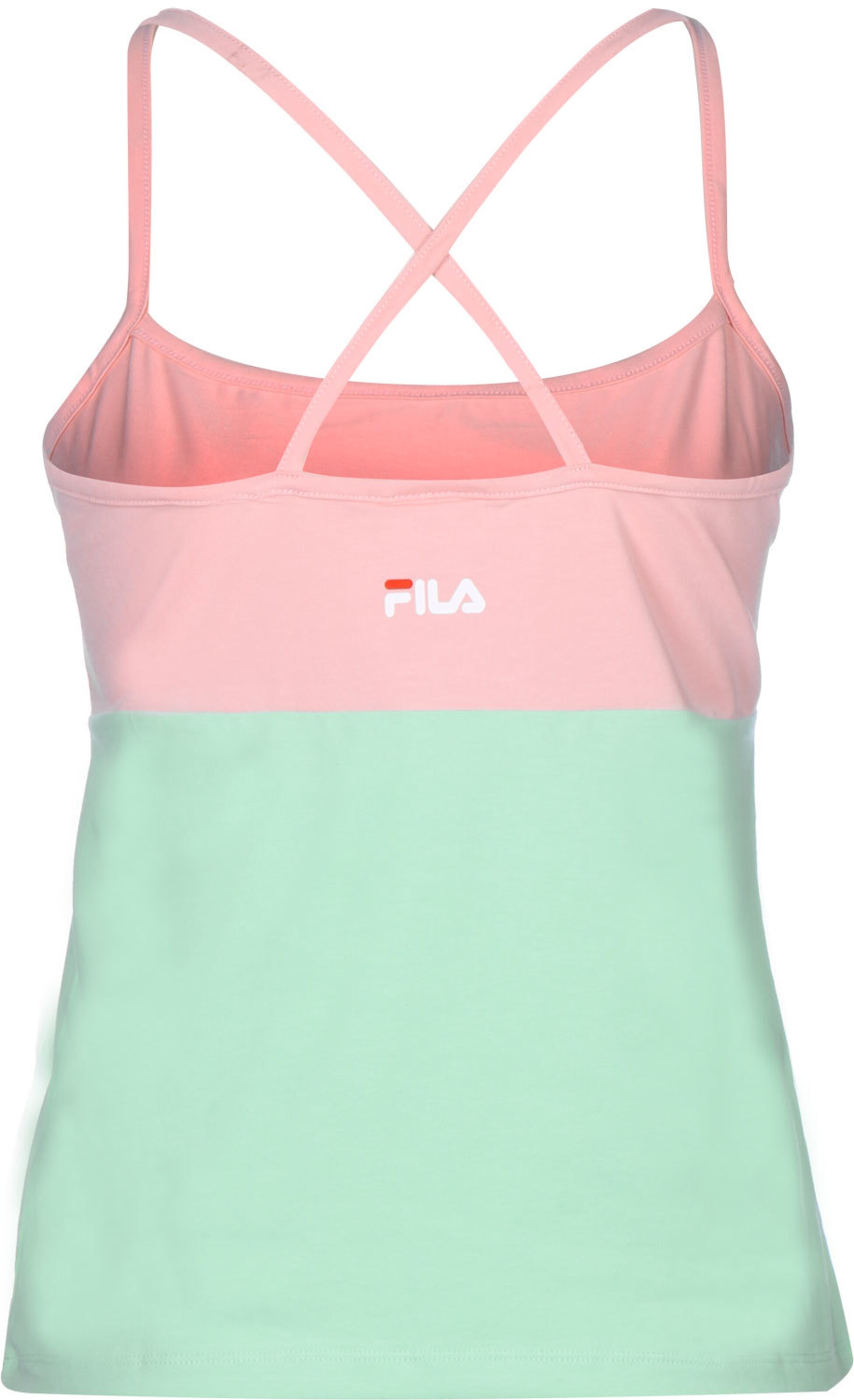 FILA Top 'Chrissy' in Orange: front