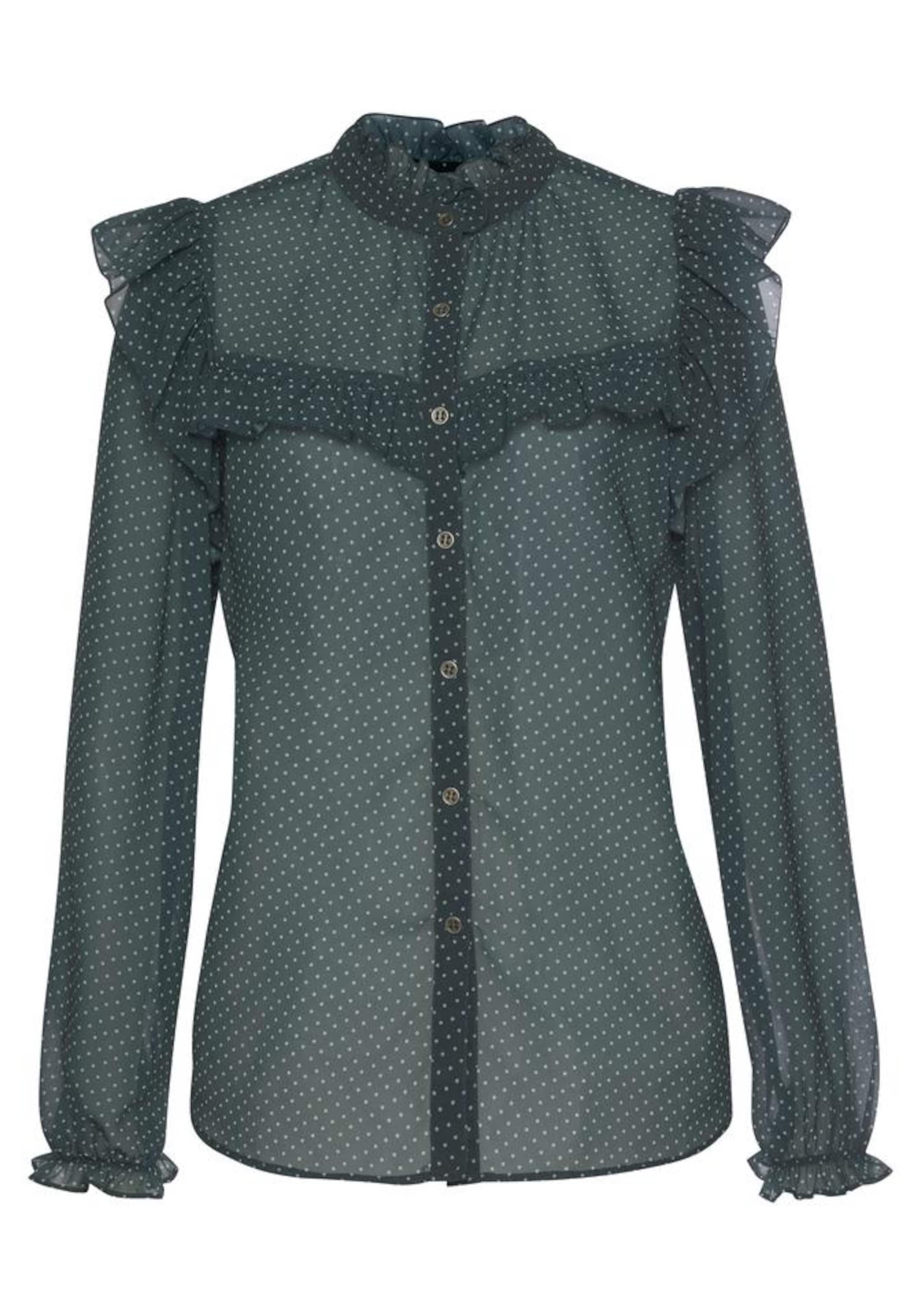 LASCANA Blouse in Green: front