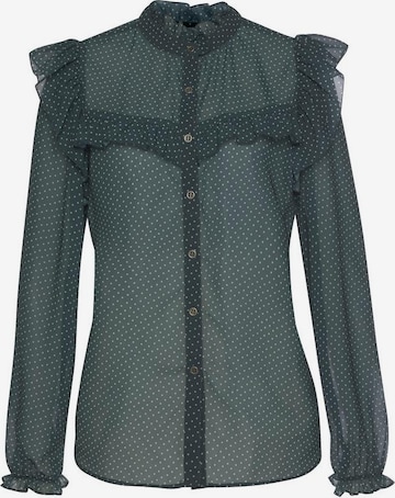 LASCANA Blouse in Green: front