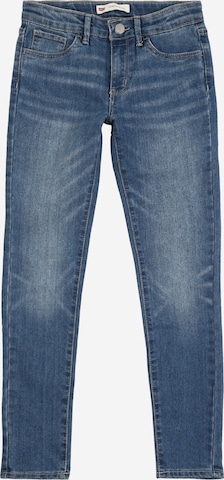 Levi's Kids Skinny Jeans '710 Super Skinny Jean' in Blauw: voorkant