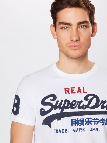 T-Shirt Superdry en blanc