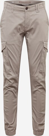 JACK & JONES - Calças cargo 'Paul Flake' em cinzento: frente