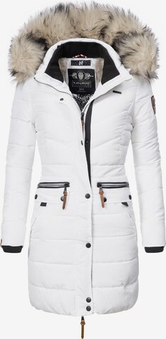 Manteau d’hiver 'Paula' NAVAHOO en blanc : devant