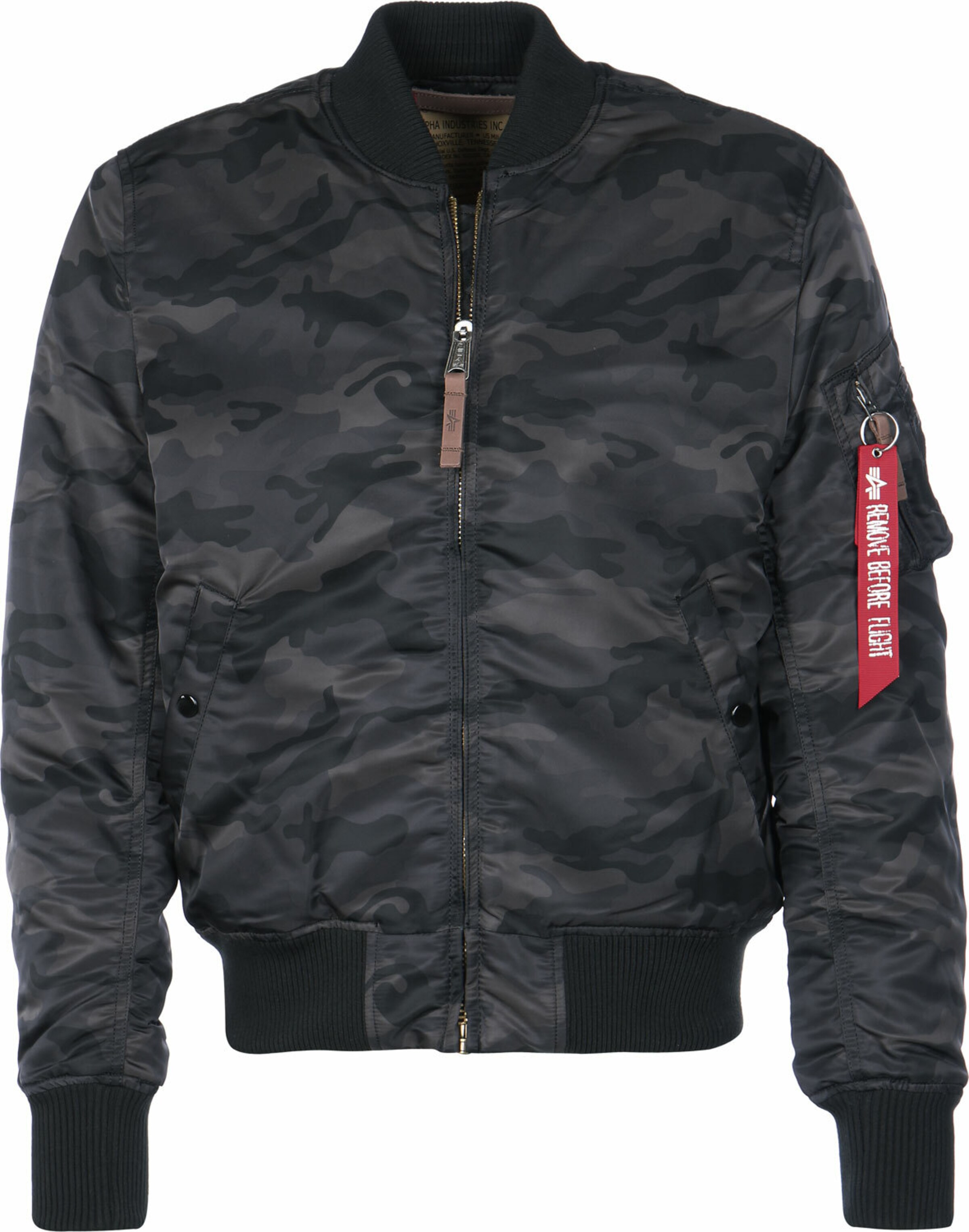 ALPHA INDUSTRIES Between-Season Jacket 'MA-1 VF 59' in Grey: front