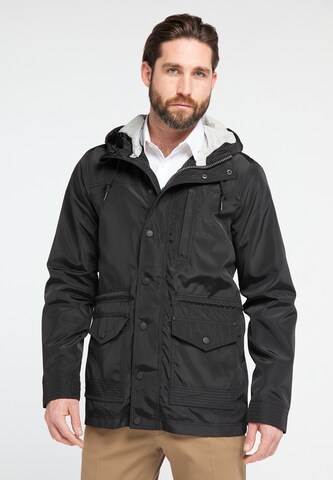 DreiMaster Klassik Between-Season Jacket in Black: front