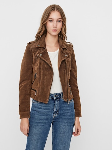 Veste mi-saison VERO MODA en marron : devant