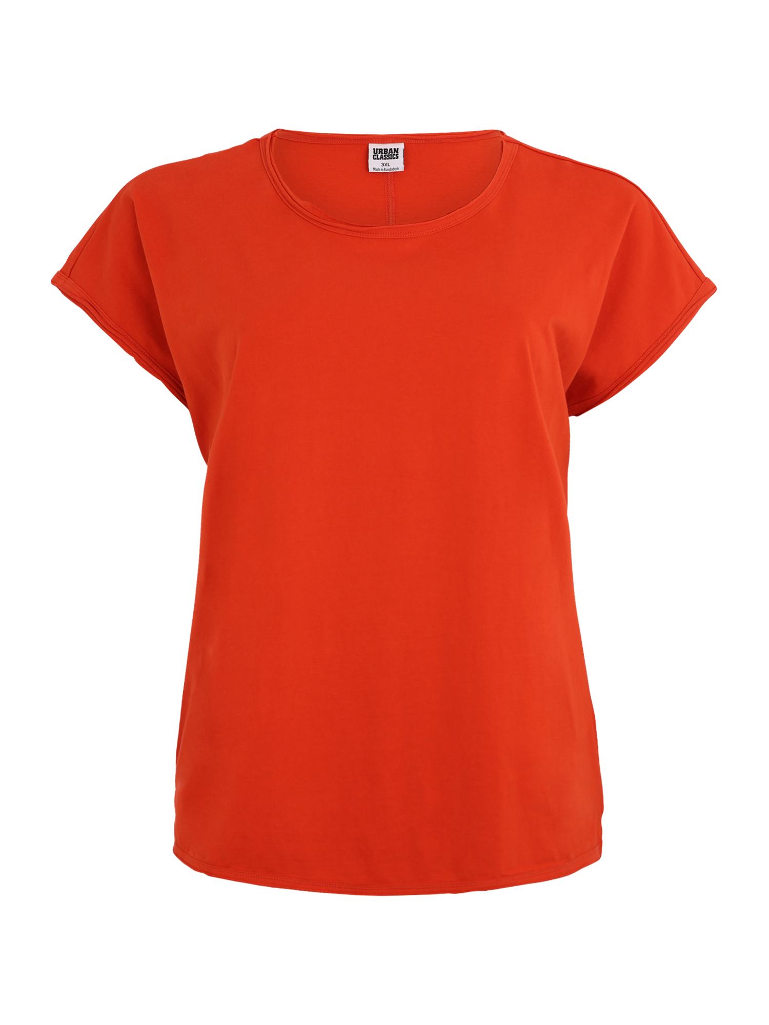 Abbigliamento Donna Urban Classics Curvy Maglietta in Arancione 