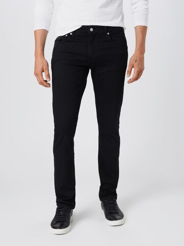 Coupe slim Jean 'CKJ 026 SLIM' Calvin Klein Jeans en noir : devant