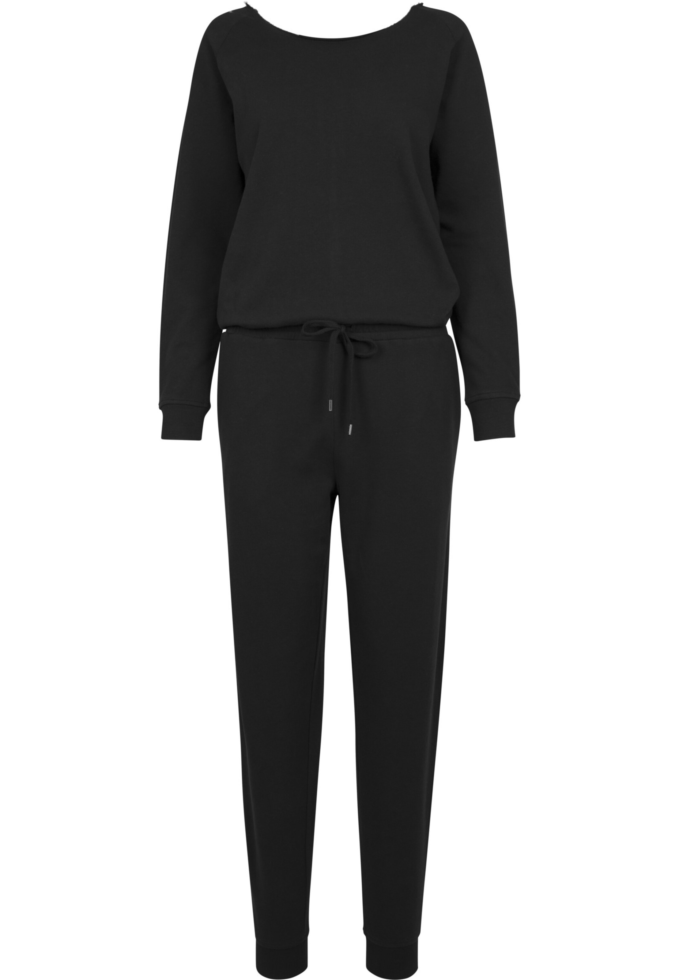 Urban Classics - Jumpsuit 'Terry' in schwarz