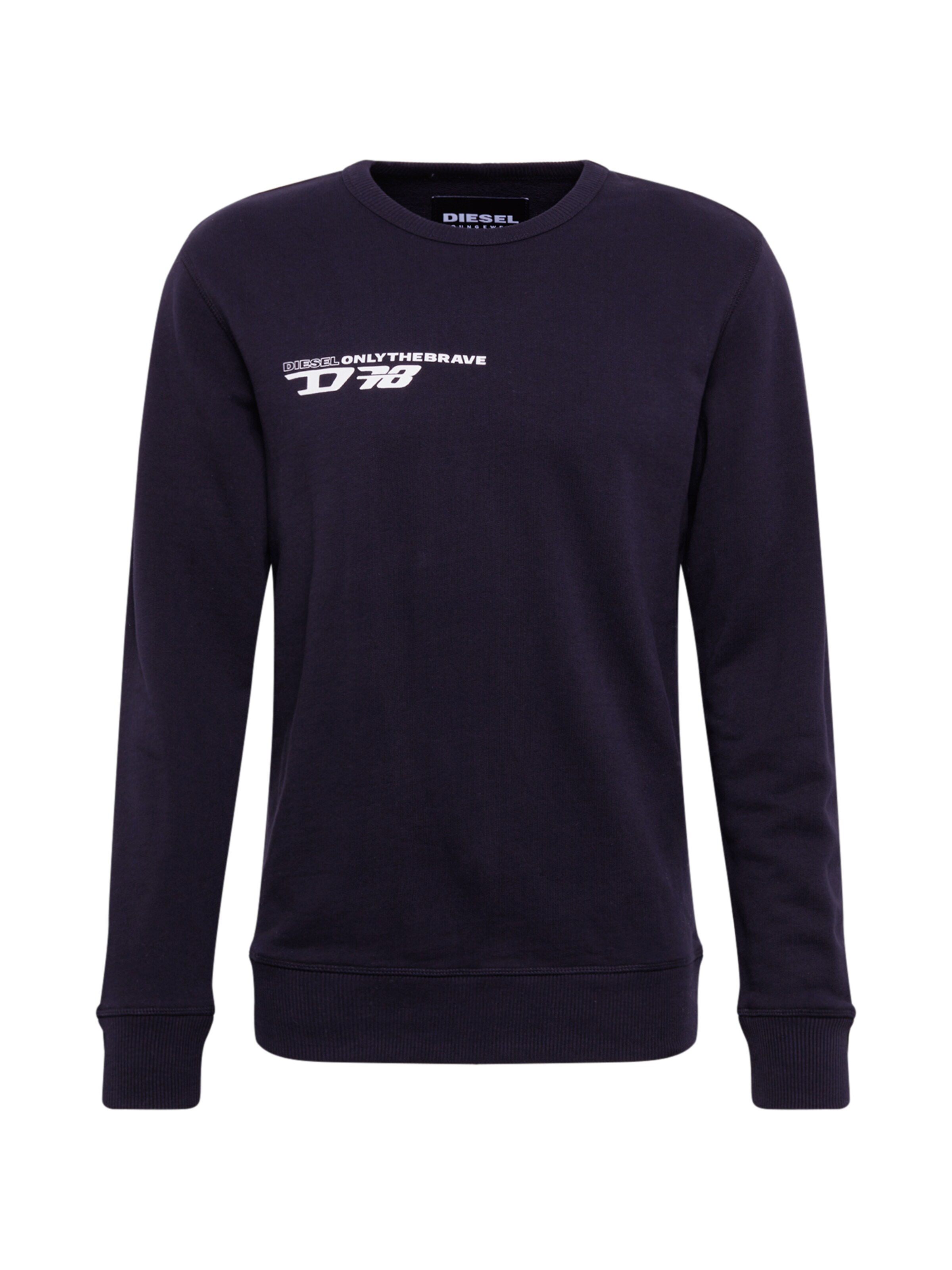 DIESEL - Sweatshirt 'UMLT-WILLY' in de kleur Zwart