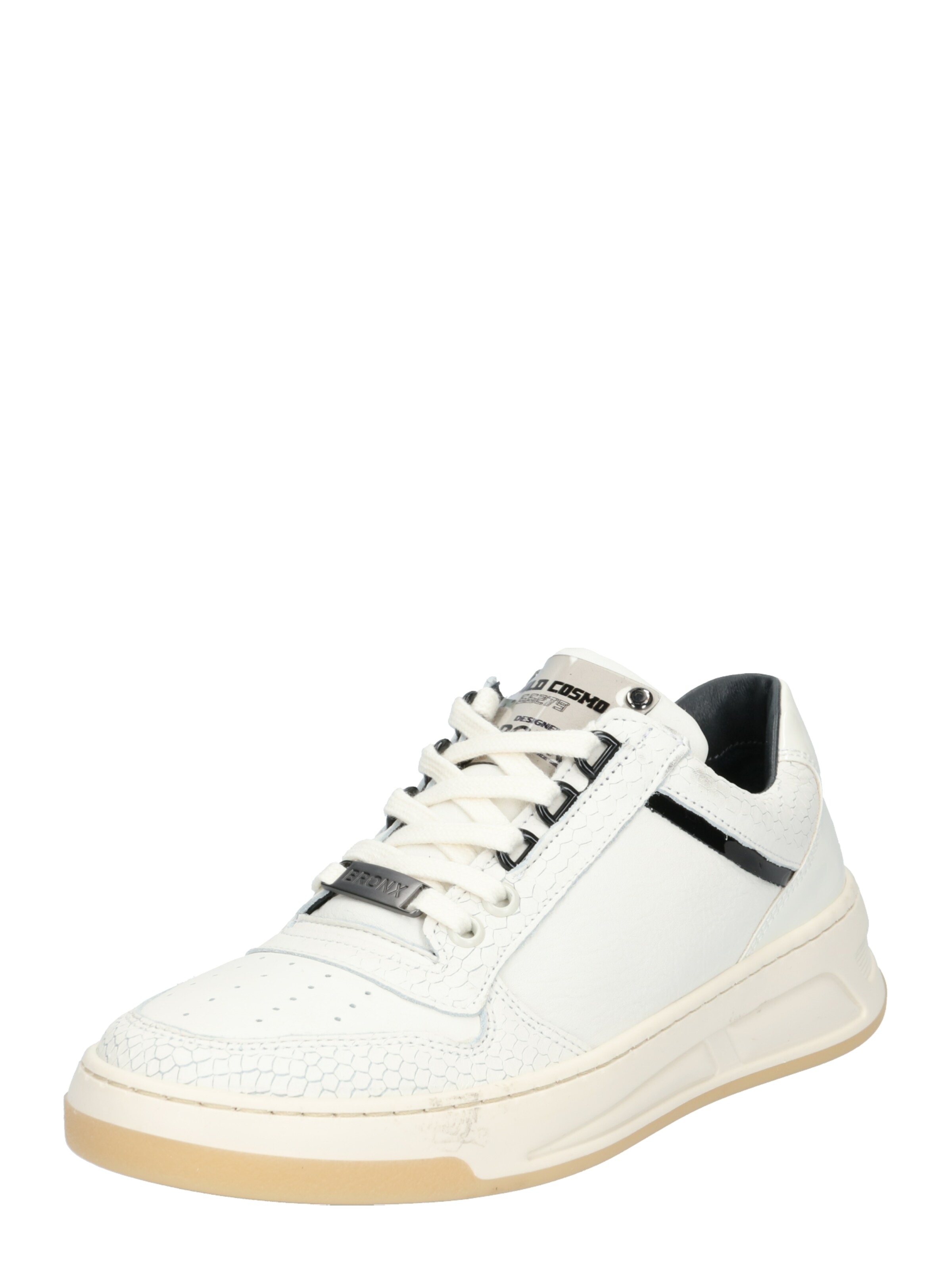 BRONX - Sneakers laag 'Old-Cosmo' in de kleur Offwhite