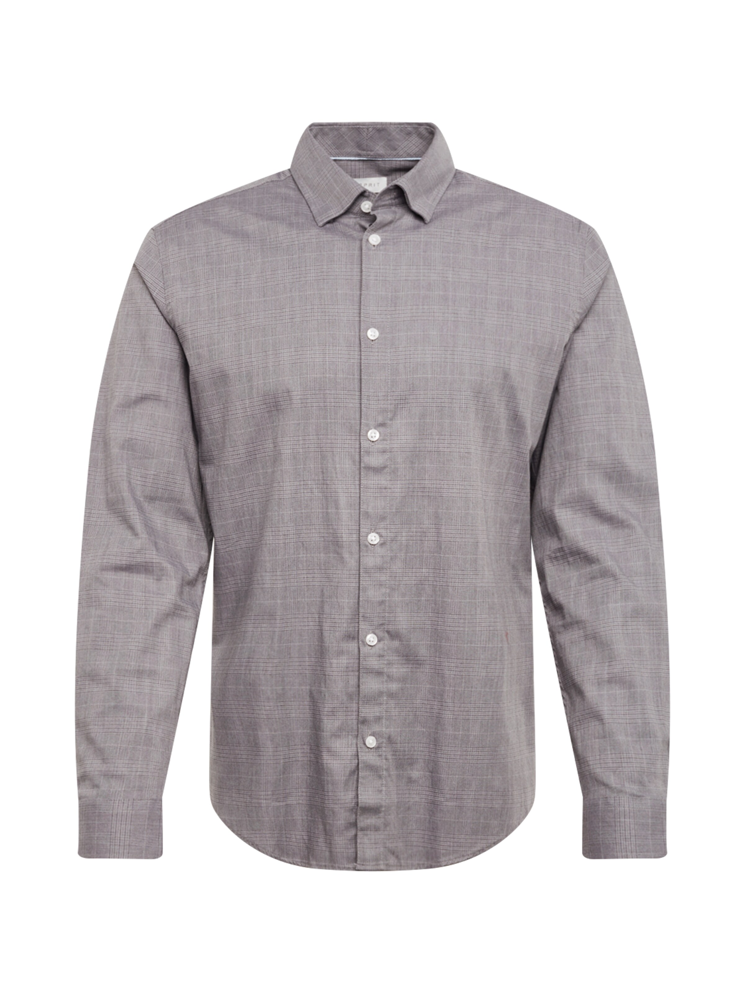 ESPRIT - Zakelijk overhemd in de kleur Grijs