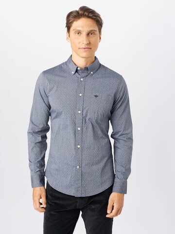 Dockers Slim fit Button Up Shirt 'Alpha' in Blue: front