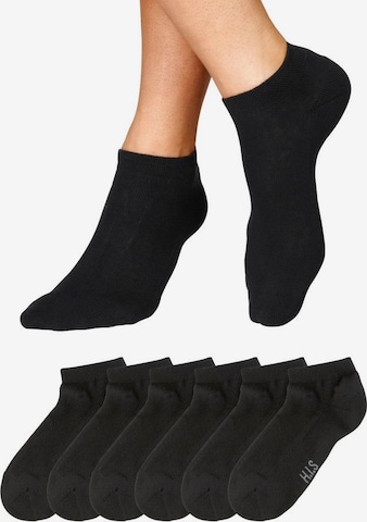 Chaussettes H.I.S en noir : devant