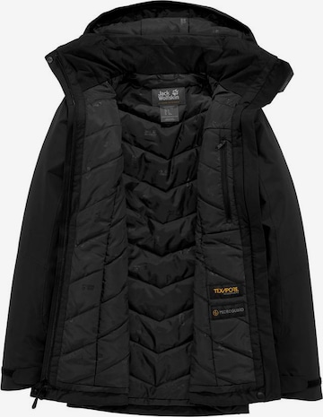 JACK WOLFSKIN Performance Jacket 'Kiruna' in Black