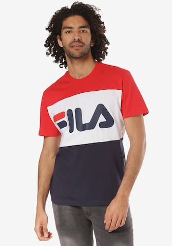 T-Shirt 'Day' FILA en rouge : devant