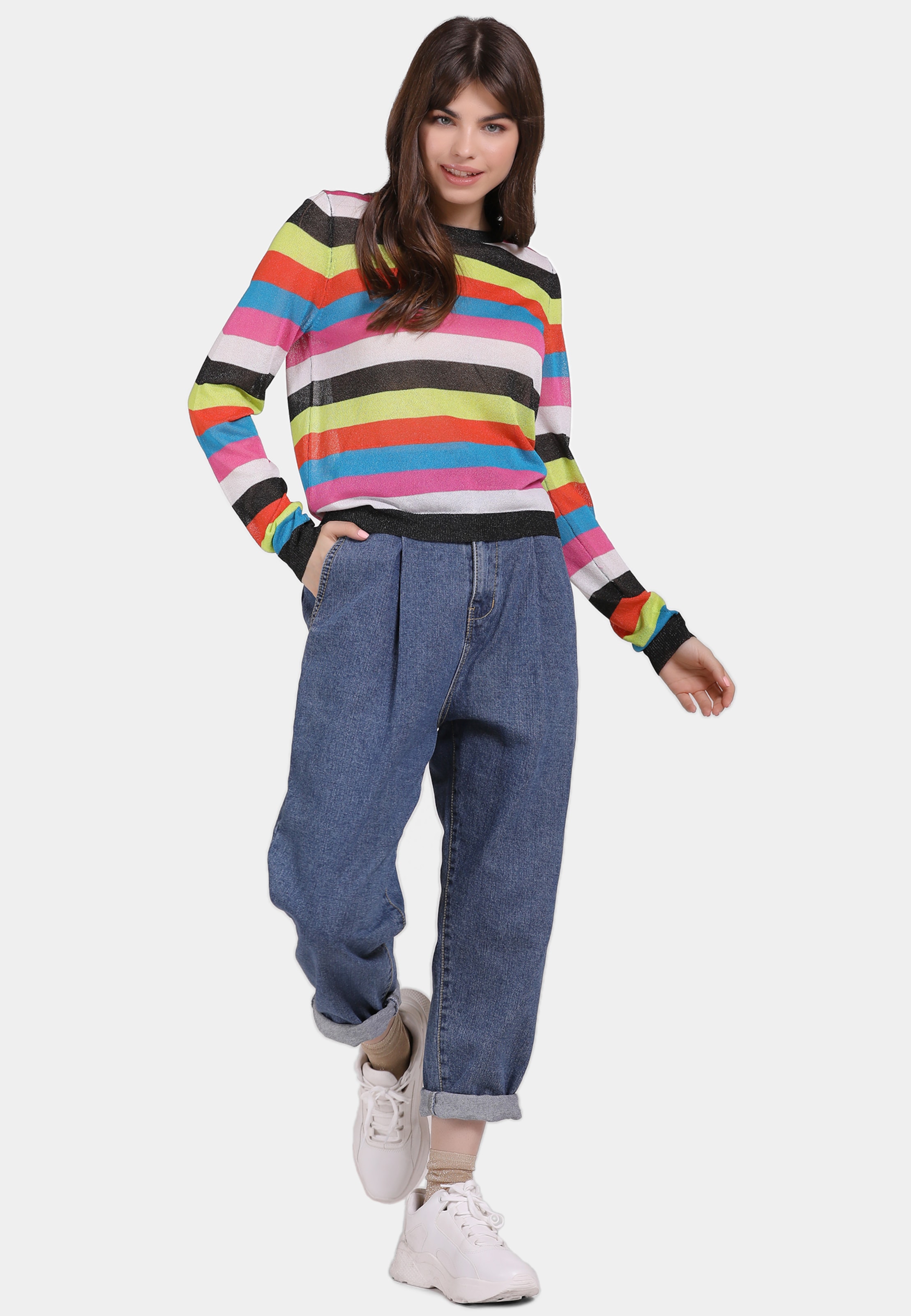 MYMO Pullover in Mischfarben 