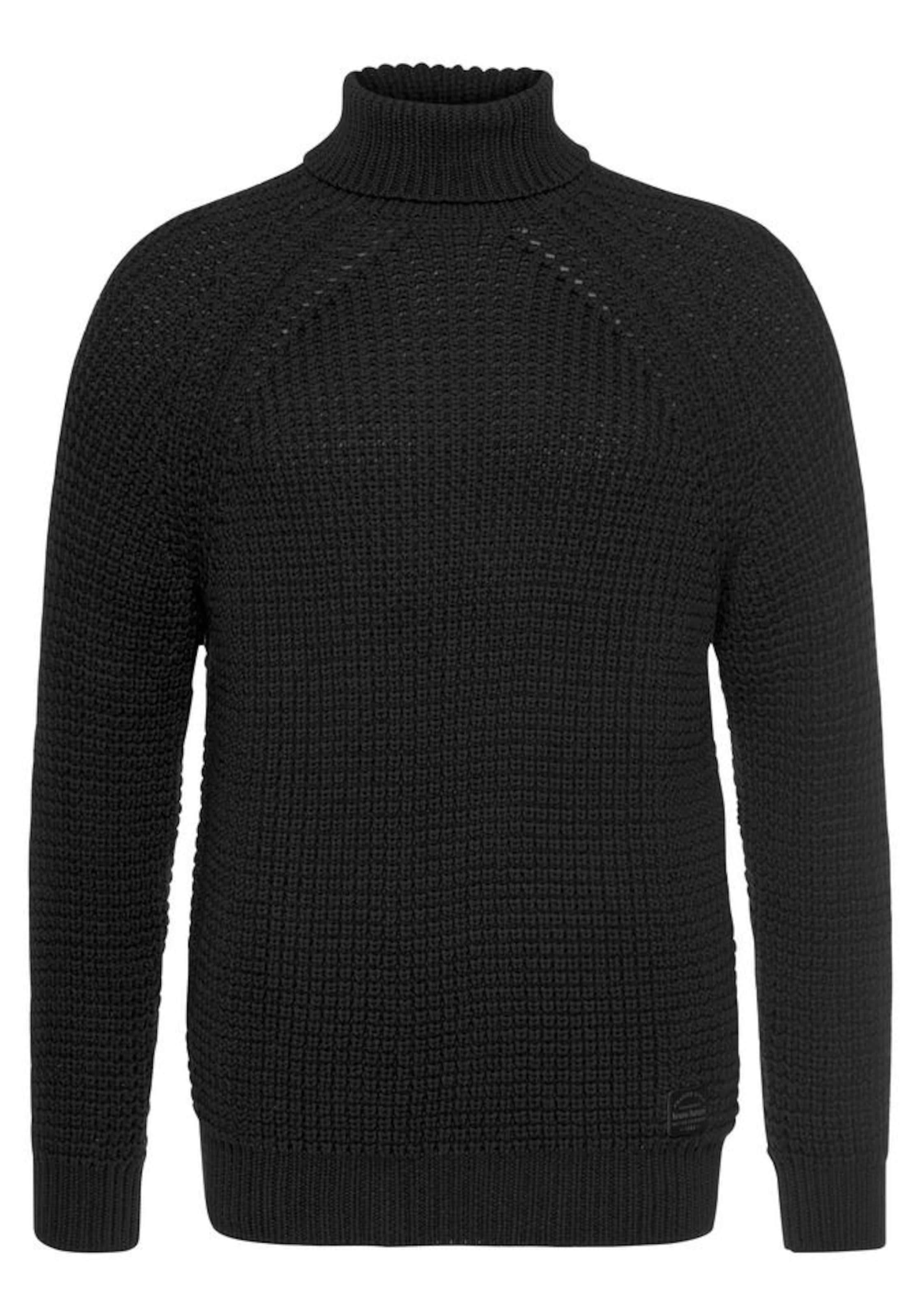 Bruno Banani Sweater in Black: front