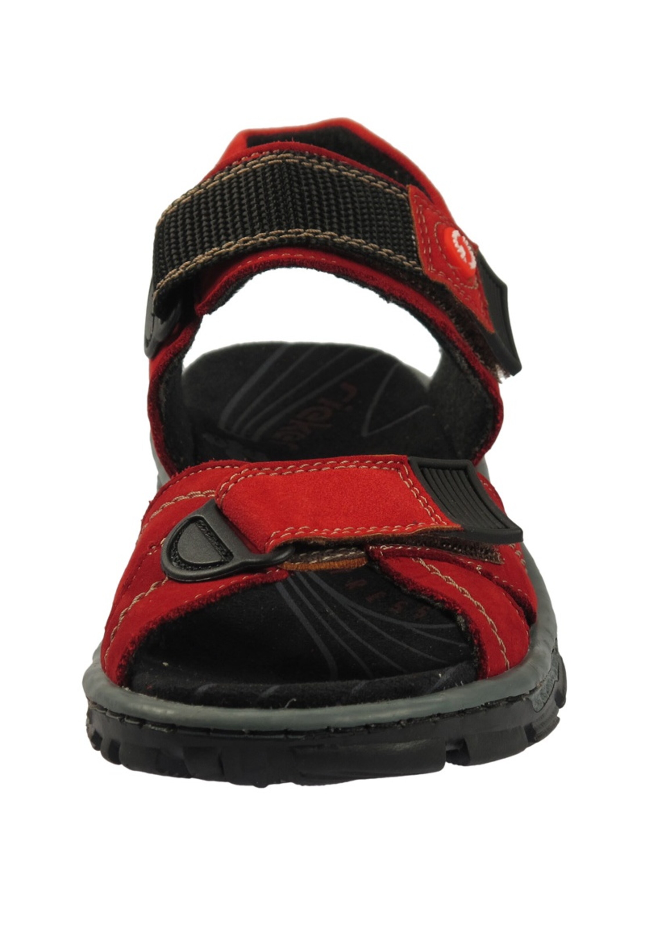 Chaussures Sandales de randonnée Strike RIEKER en Rouge 