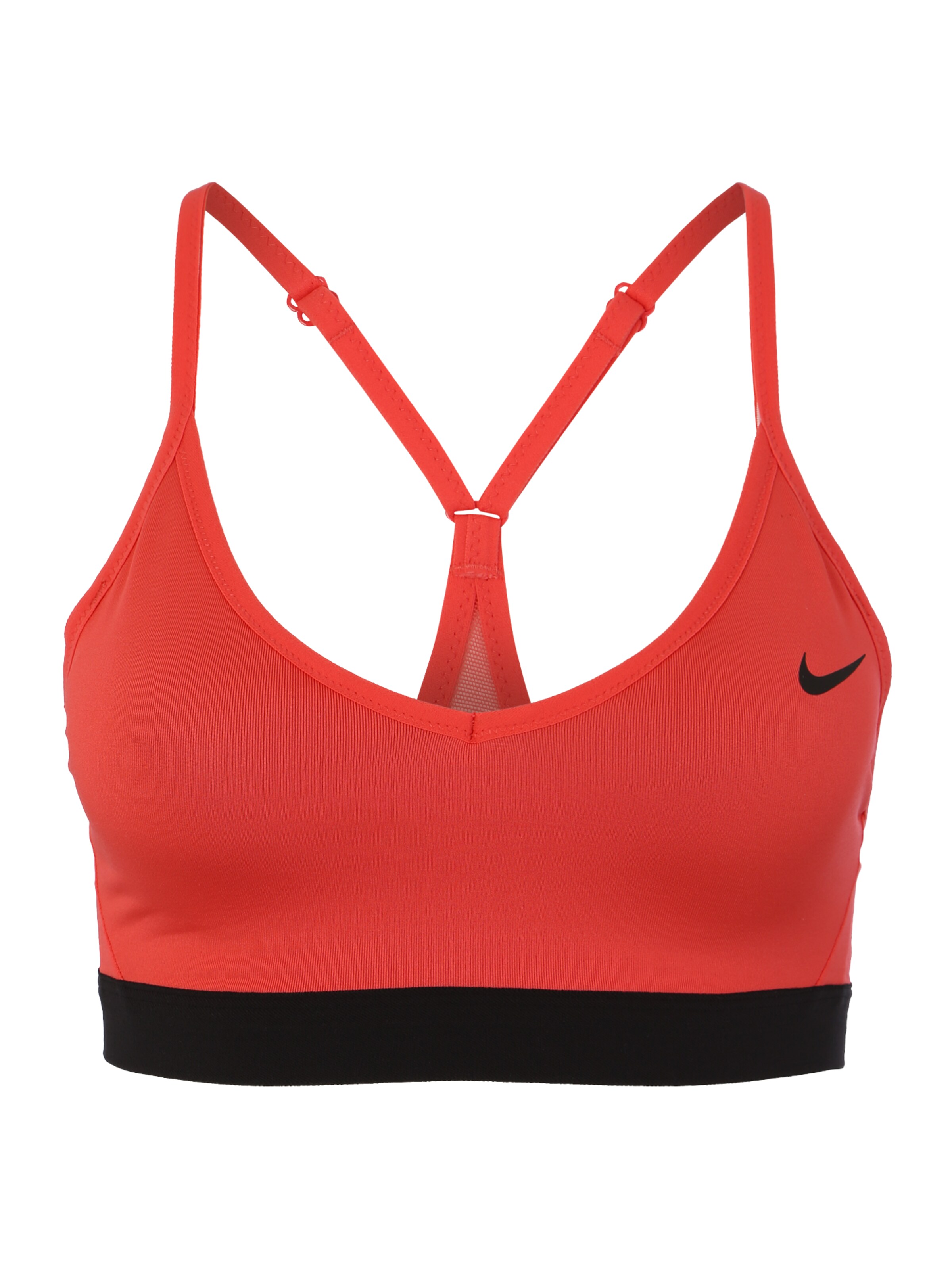 NIKE - Sport bh 'INDY' in de kleur Koraal