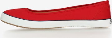 Ethletic Ballet Flats 'Fair Dancer' in Red