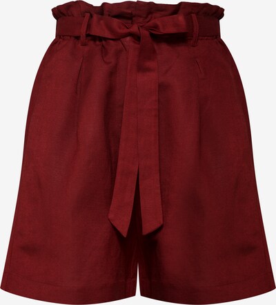 SOAKED IN LUXURY Hlače z naborki 'SL Fayette Shorts' | rdeča barva, Prikaz izdelka