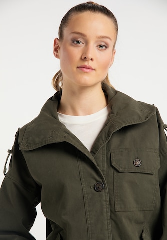 DREIMASTER Between-Season Jacket in Green: front