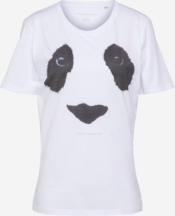 EINSTEIN & NEWTON Μπλουζάκι 'Panda Eyes Paxton' σε λευκό: μπροστά